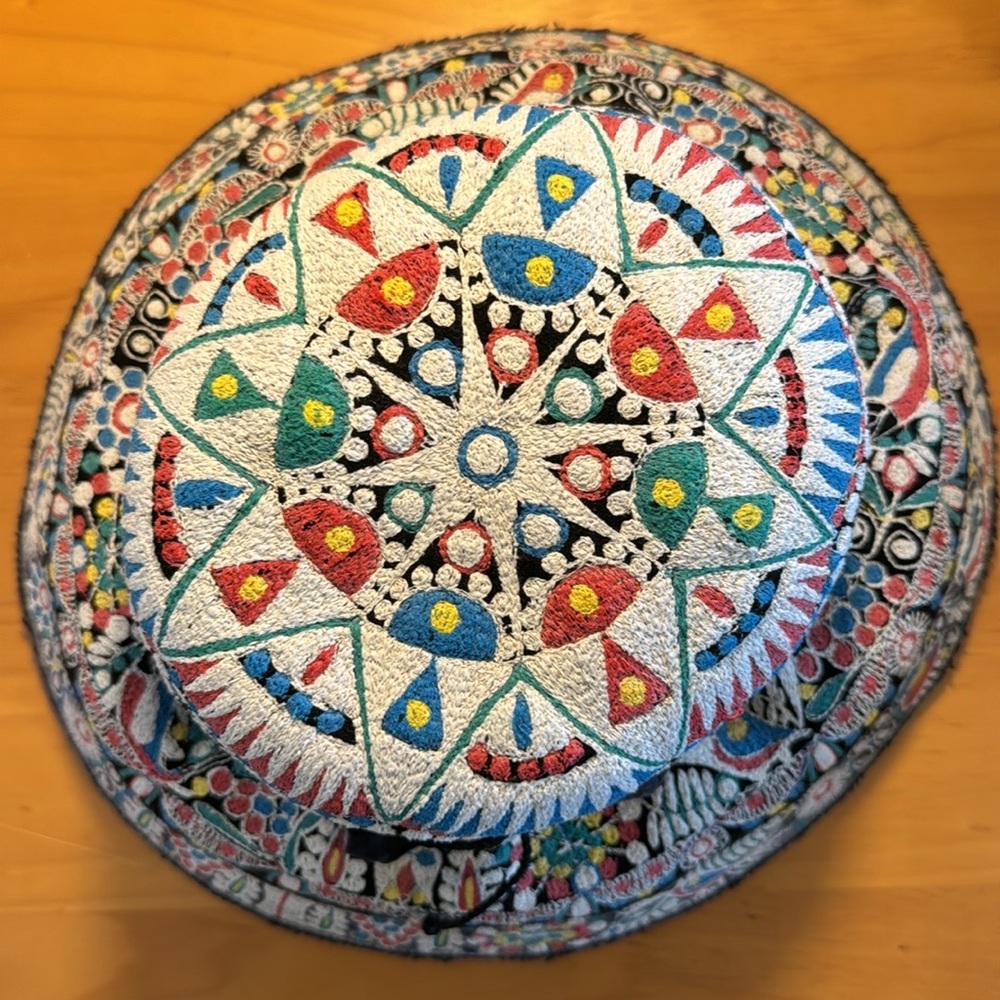 Colorful Embroidered Hat - Picture 2 of 3